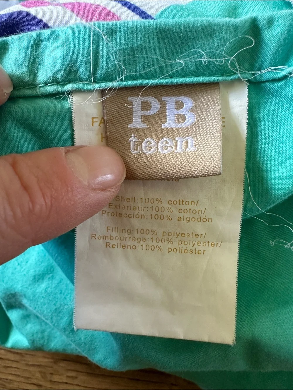 Pottery Barn Teen selling comforter